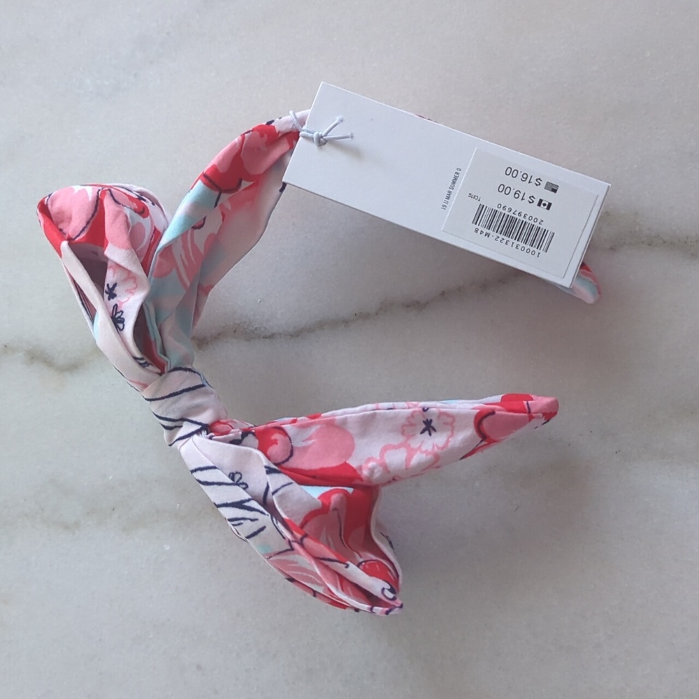 NWT Janie and Jack Floral Printed Headband - Picture 3 of 5